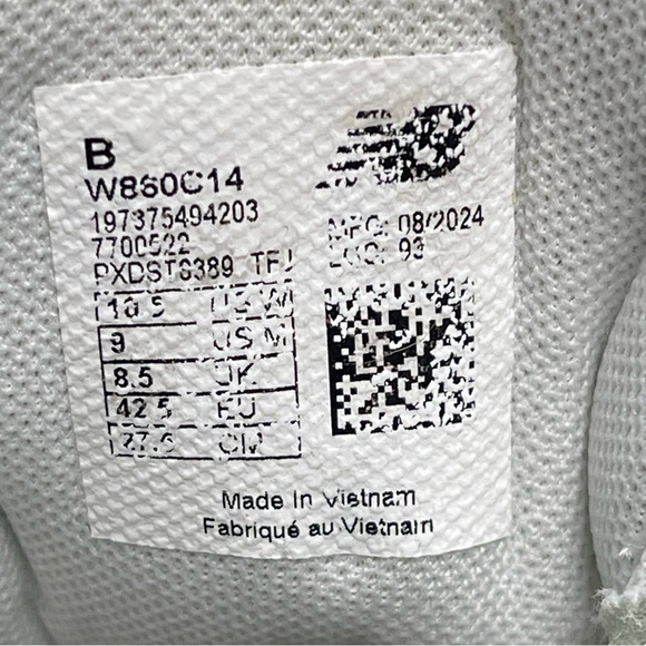 New Balance Fresh Foam X 860v14 Women's White Running Shoes Size 10.5B - Picture 3 of 16